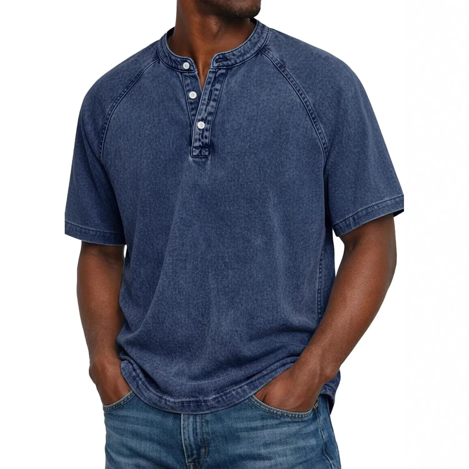 Cazel | Henley style marin