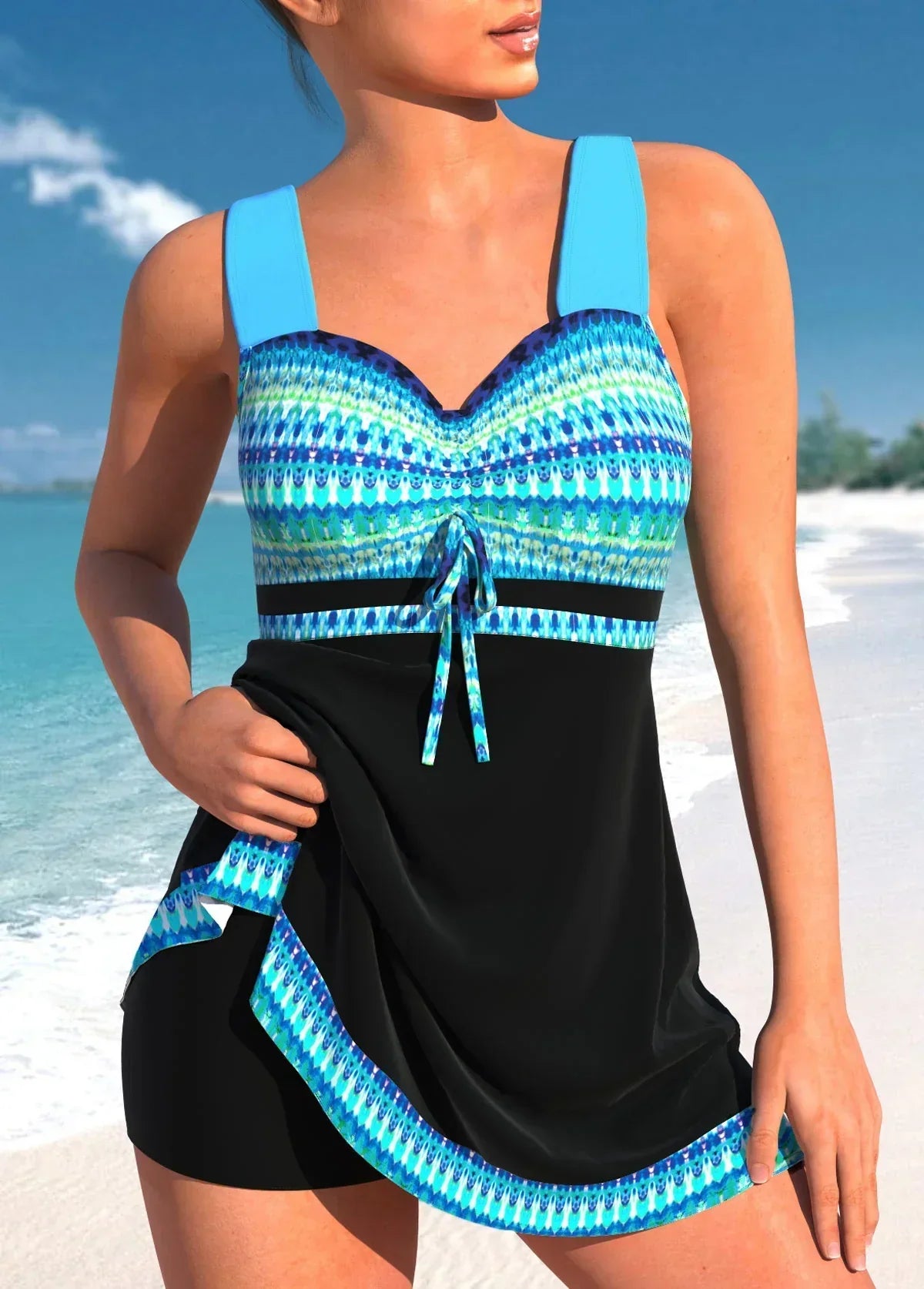 Véronique Maillot de Bain - Bleu